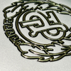 3D Metallic Raised Iron-on TPU Patch for Baseball Cap Logo