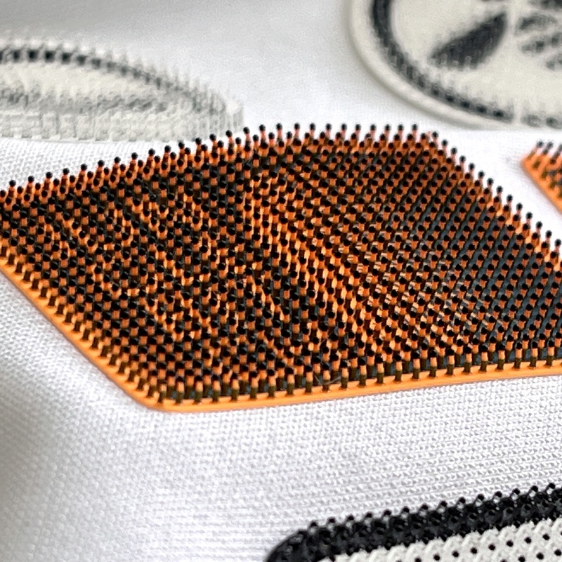 Custom Gradient Logo Brush Silicone Heat Transfers for Baseball Caps