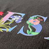 Floral Embroideried High Density Letters