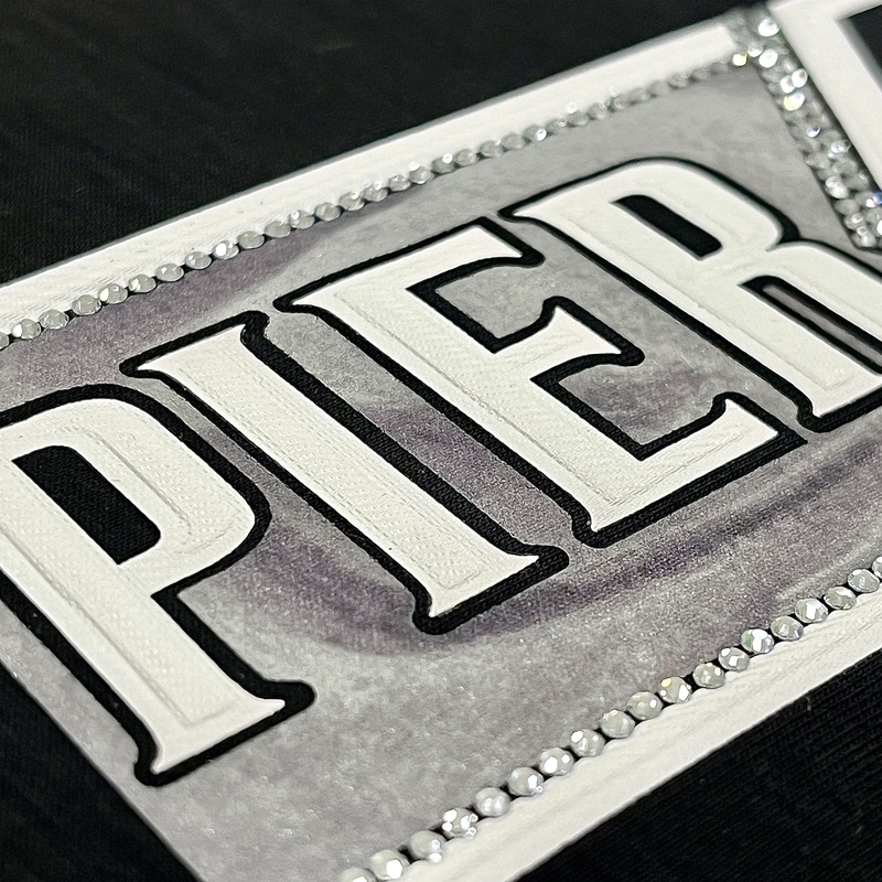 3D Custom Innovative HIgh-density Rhinestone Heat Transfer with for Fashionwear Garment