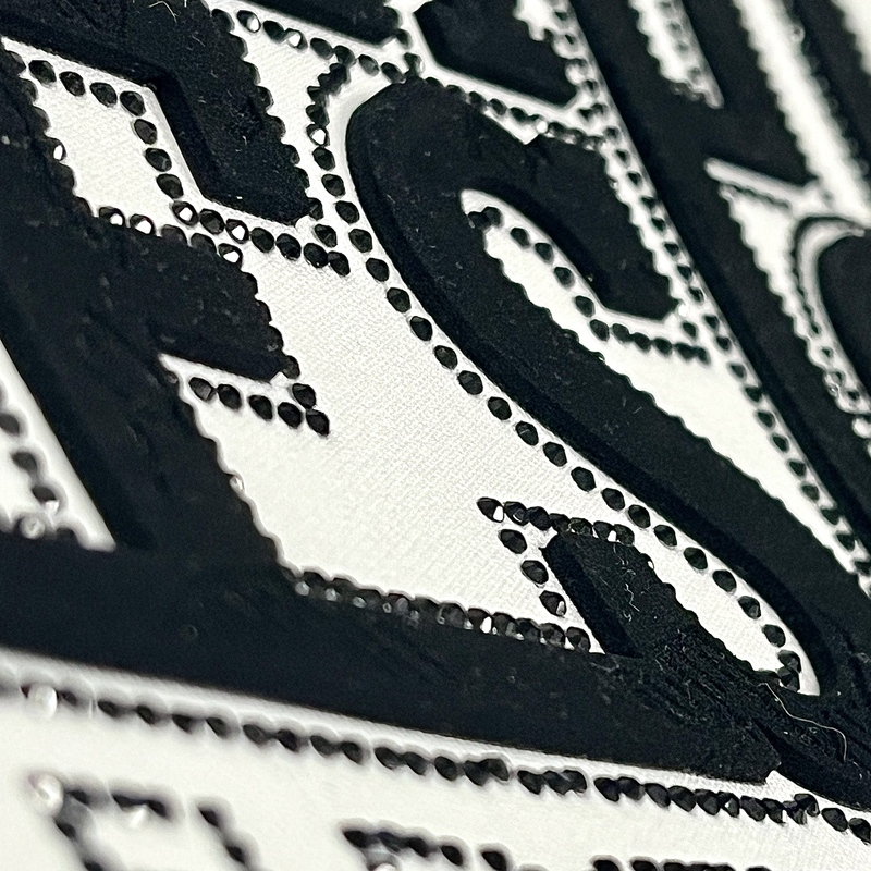 3D Custom High-density Letters Heat Transfer for Fashionwear 