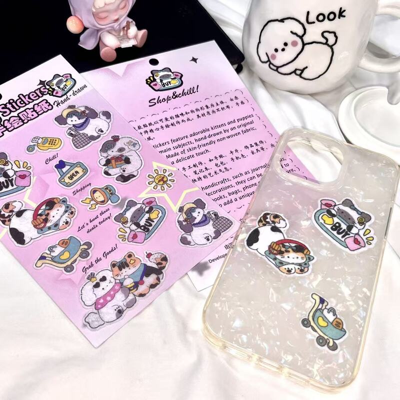 In-stock DIY Iron-on and Stick-on Journal Stickers