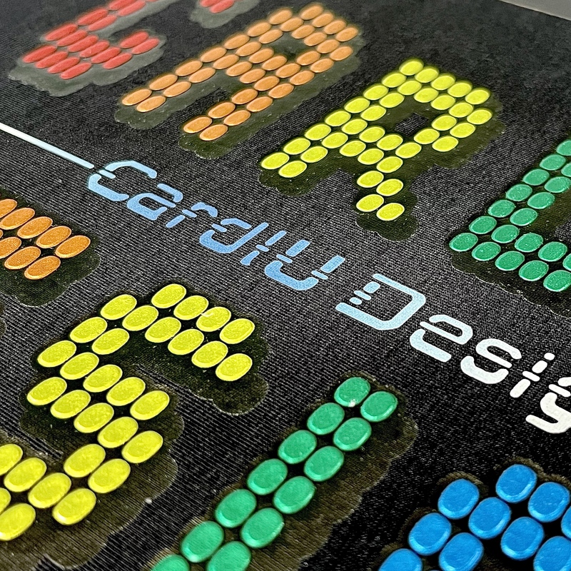 3D Custom Gradient Full-colour Heat Transfer for Fashionwear 