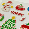 3D In-stock Customizable Chirstmas Season Caviar Stickers for DIY Handicrafts