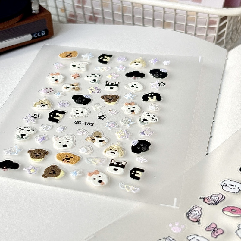 3D Customised DIY Decorative Embossing Stickers for Nails and Handicrafts