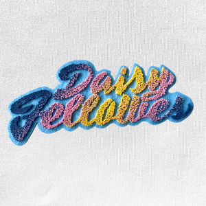 Custom Multicolour Embroidery Letter Heat Transfer Patch 