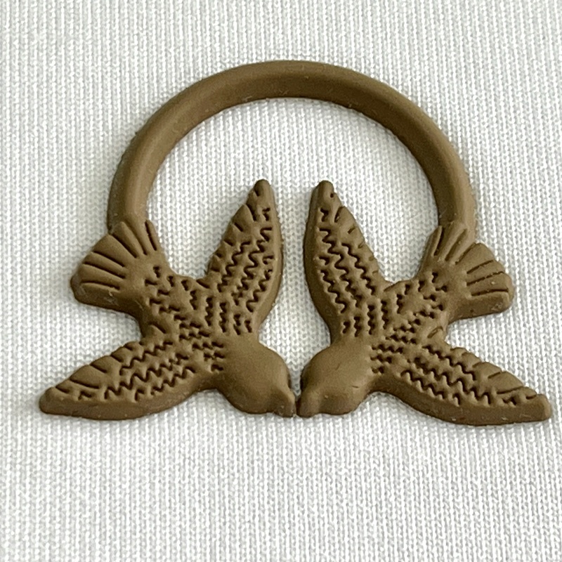 3D Animal Raised Rubber Silicone Iron-on Patches for Sportswear Teamwear Uniform Bags Caps Bags