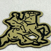 3D Team Crest Patch Silicone Heat Transfer Patches Logo Iron-on Patches for Sportswear Teamwear Uniform Caps Bags