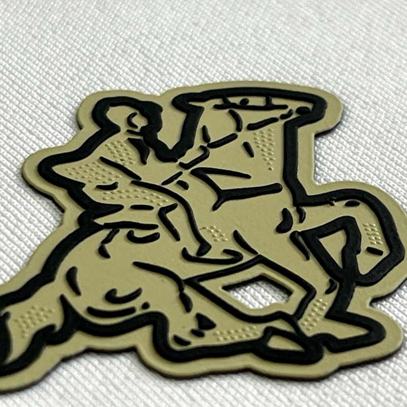 3D Team Crest Patch Silicone Heat Transfer Patches Logo Iron-on Patches for Sportswear Teamwear Uniform Caps Bags