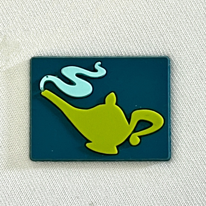 3D Square Teapot Club Rubber Silicone Badges Logo Patches Sports Hot Stamp Patches with Stars for Teamwear Uniform Sportswear