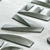 3D Custom Silver Letters Silicone Iron-on Patches Heat Transfer for Fashionwear Teamwear Uniform