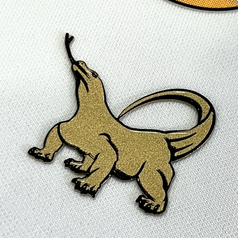 3D Animal Rubber Silicone Iron-on Patches Heat Transfer for Sportswear Uniform
