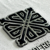Matte Embossed Snowflake-motif TPU Badge
