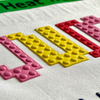  Multi-color Block-style Iron-on TPU Badge