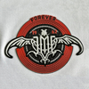 Retro-style Circular Embossed Badge