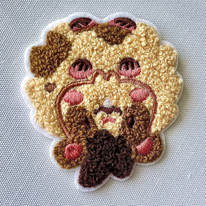 Soft Cartoon Embroidered Chenille Patch
