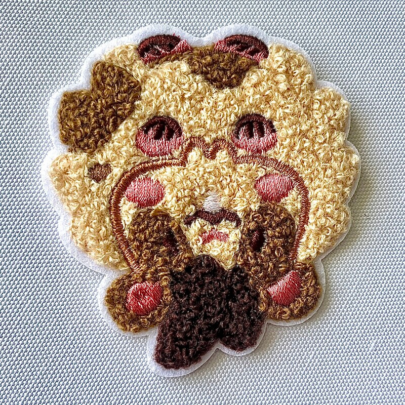 Soft Cartoon Embroidered Chenille Patch