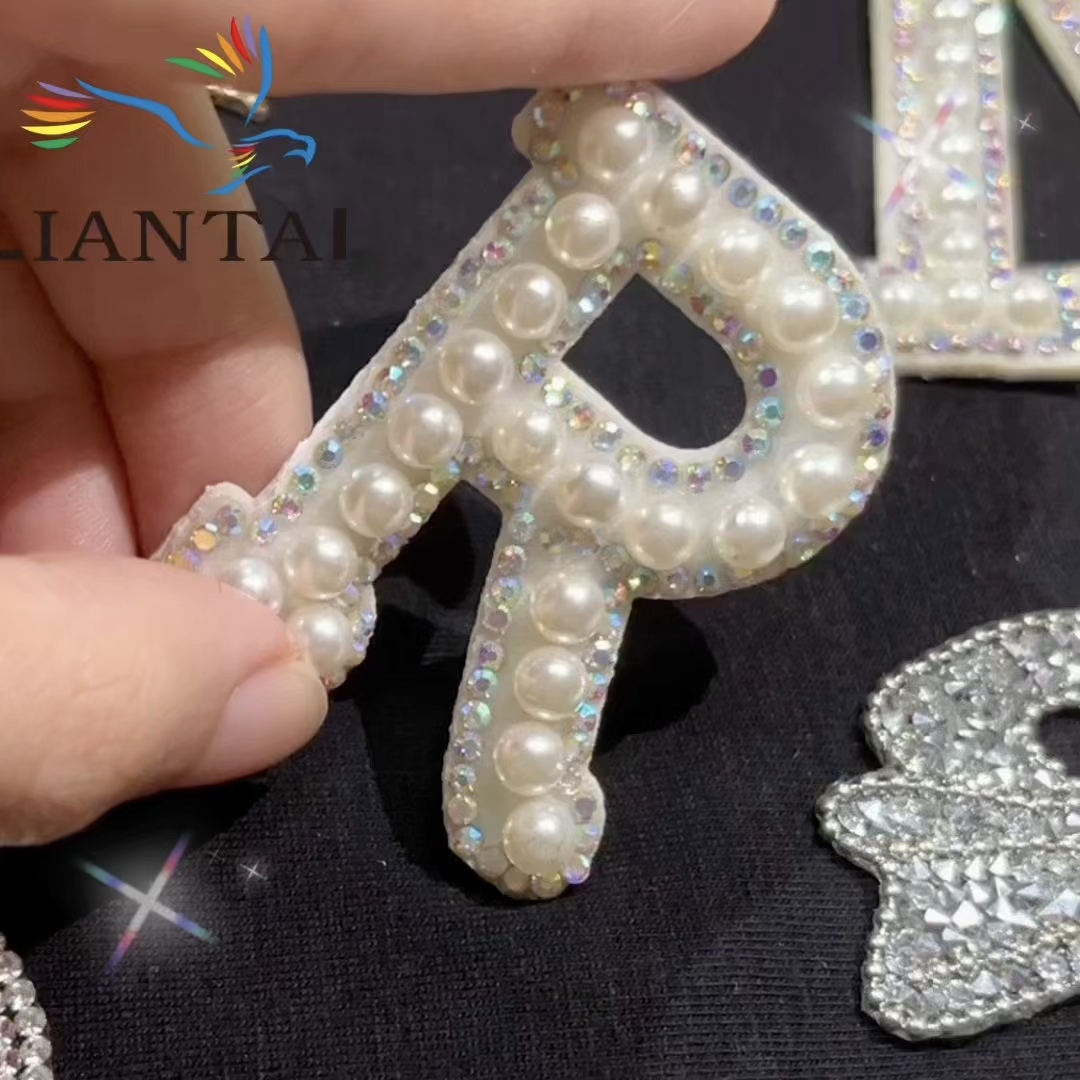 Pearls & Rhinestone Patch