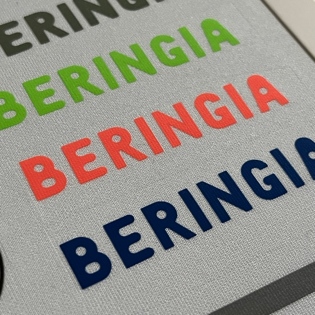 Colored Letter Logo Reflective Heat Transfers for Clothing Design