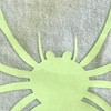 Spider Insect Pattern Glow In-the-dark Heat Transfers for Backpack Decoration