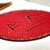 Custom Red Expression Letter Brush Silicone Heat Transfers for Ball Clothing Accessories