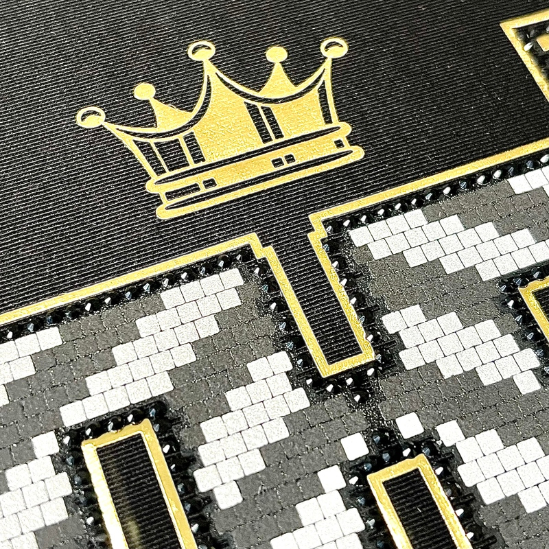 Golden Metallic Luxurious Heat Transfer