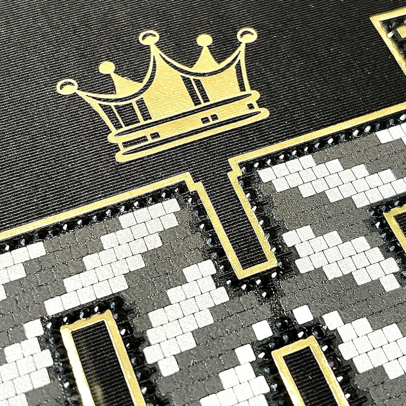 Golden Metallic Luxurious Heat Transfer