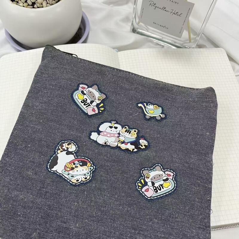 Customised DIY Iron-on and Stick-on Demin Stickers