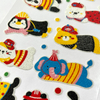 3D In-stock Customizable Adorable Animal Caviar Stickers for DIY Handicrafts