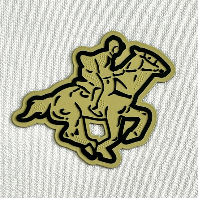 3D Team Crest Patch Silicone Heat Transfer Patches Logo Iron-on Patches for Sportswear Teamwear Uniform Caps Bags