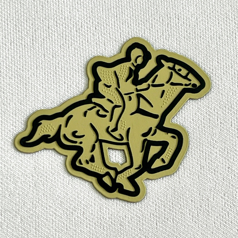 3D Team Crest Patch Silicone Heat Transfer Patches Logo Iron-on Patches for Sportswear Teamwear Uniform Caps Bags