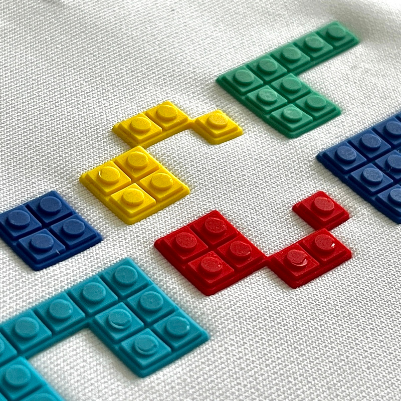 3D Color Letters Moulding Silicone Patches Heat Transfer Logo Patches for Fashion Brands Kids Garments Caps Bags