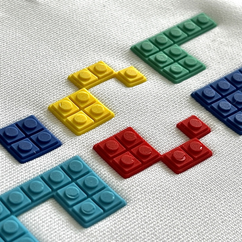 3D Color Letters Moulding Silicone Patches Heat Transfer Logo Patches for Fashion Brands Kids Garments Caps Bags