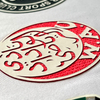 3D Logo Star Silicone Badges Sport Patches