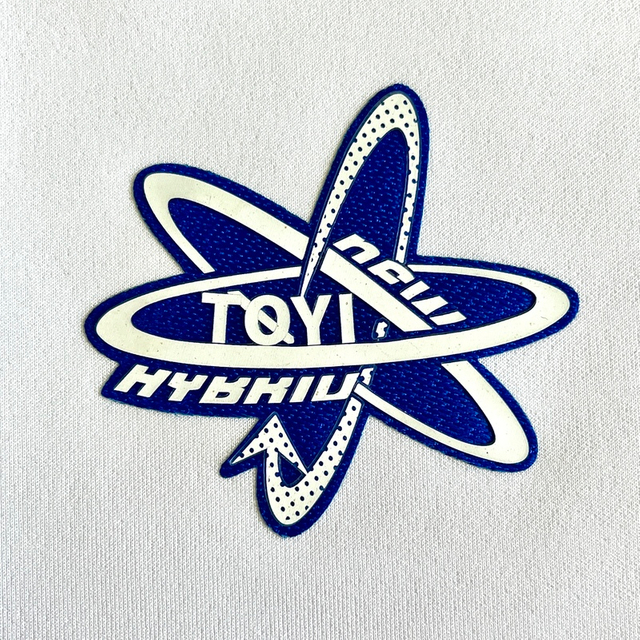 Atomic Style Badges Sew On Iron Silicone Patches for Apparel