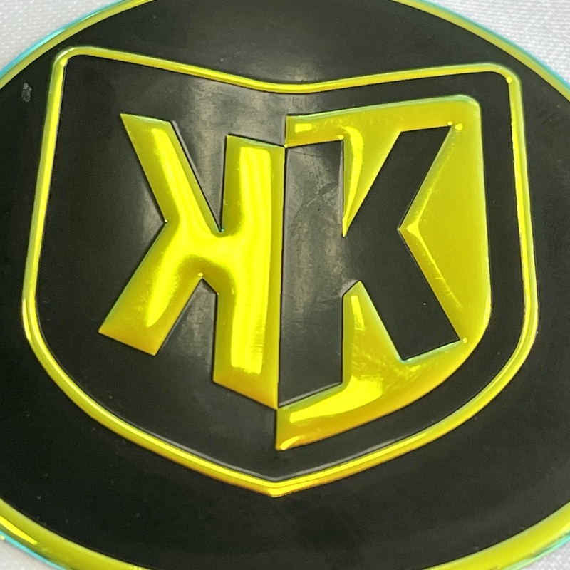 Colorful Metallic 3D Emblem Badge