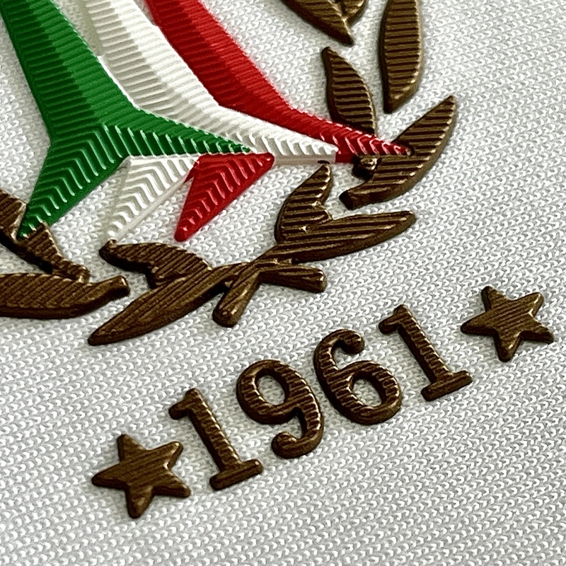 Vintage-inspired Embossed Iron-on TPU Patch