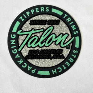 3D Shiny Round Metallic Silver Flock And Tatami Fabrics Clubs Patches for Garments Sportswear Teamwear