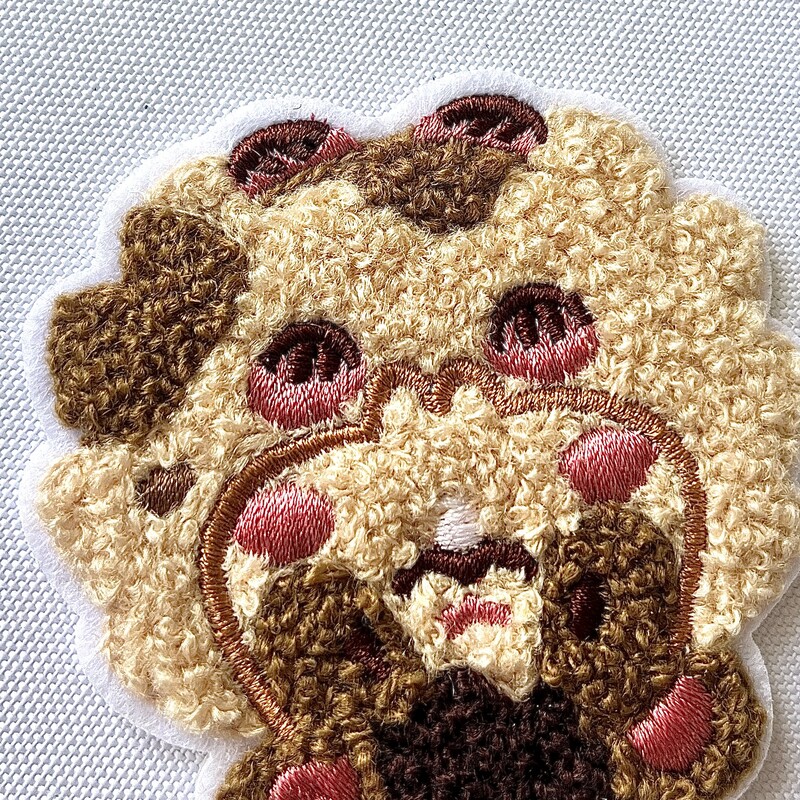 Soft Cartoon Embroidered Chenille Patch
