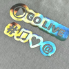Holographic Finish Logo Laser Heat Transfer For Home Textiles