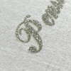 Heat Caviar Pattern Letter Logos Iron-On Stickers for Trendy Clothing Design
