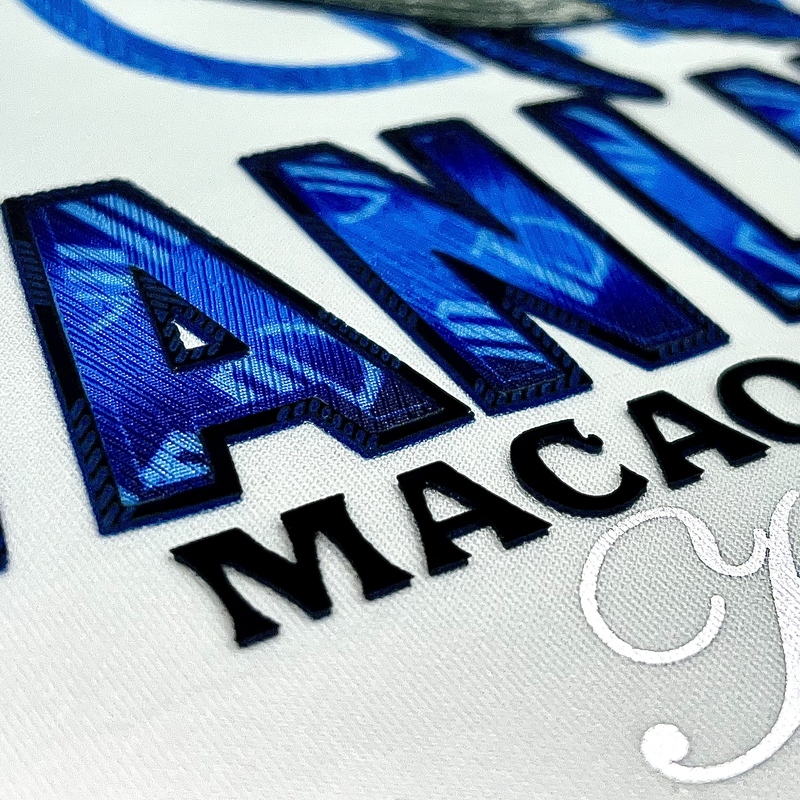 Luxurious Vivi Blue High Density Heat Transfer