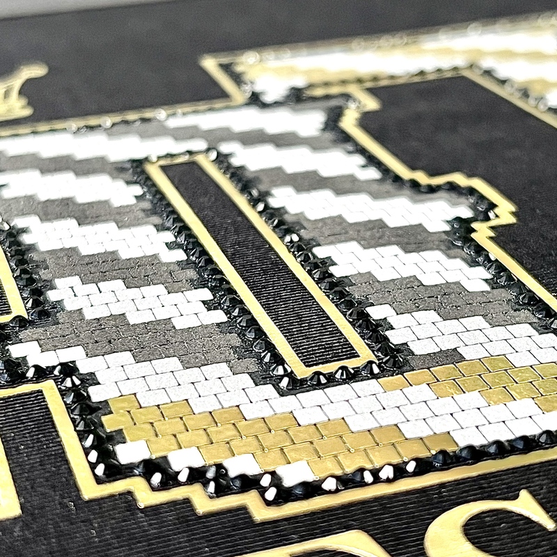Golden Metallic Luxurious Heat Transfer