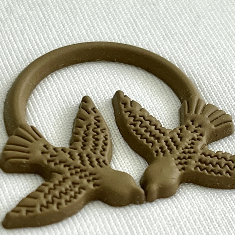 3D Animal Raised Rubber Silicone Iron-on Patches for Sportswear Teamwear Uniform Bags Caps Bags