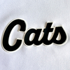 3D Black And White Lettering Silicone Sew On Iron Patches for Garments