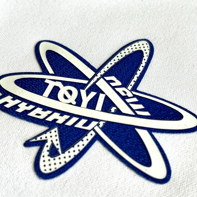 Atomic Style Badges Sew On Iron Silicone Patches for Apparel