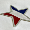 3D Star-shaped Multicolor Sew On Iron Patches for Garments