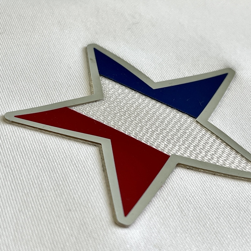3D Star-shaped Multicolor Sew On Iron Patches for Garments