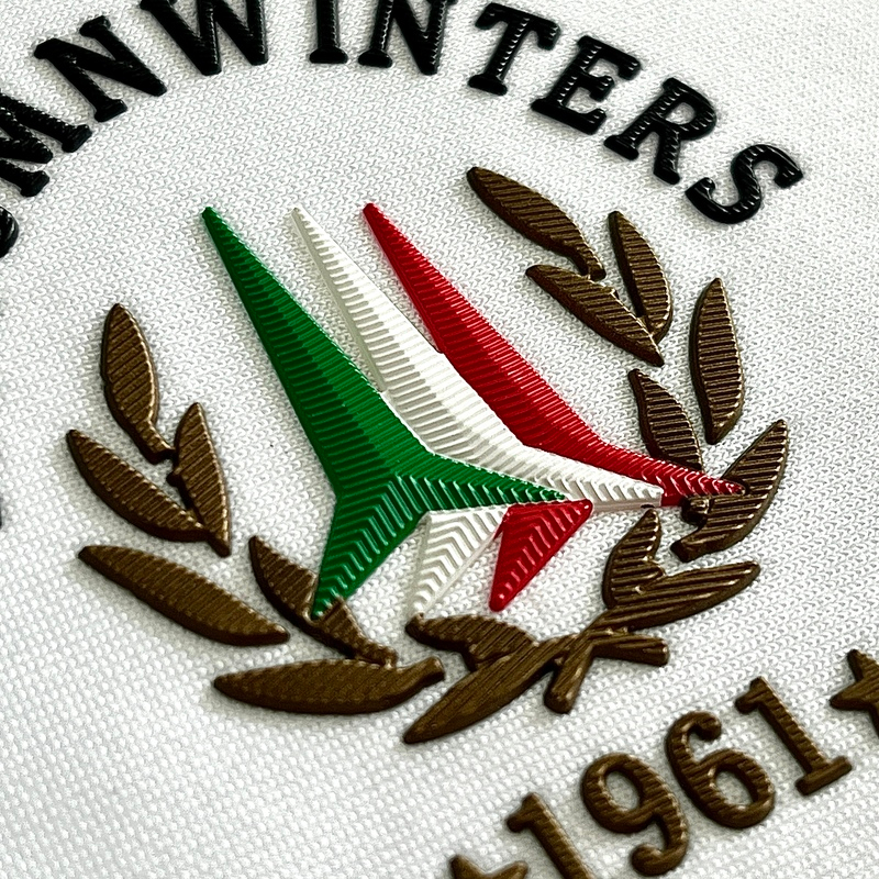 Vintage-inspired Embossed Iron-on TPU Patch