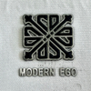 Matte Embossed Snowflake-motif TPU Badge